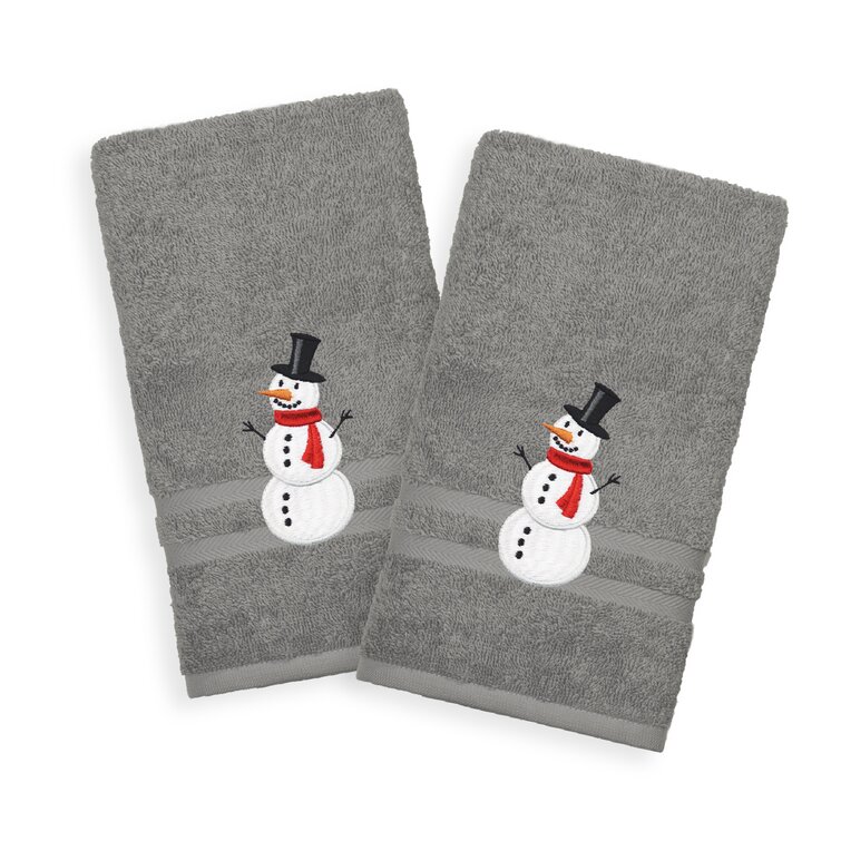 Snowman hand 2024 towels